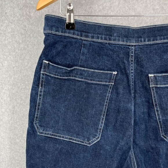 J Crew Mercantile Womens Highest Rise Sailor Pant Jeans Size 30 Nautical Blue - Picture 5 of 13
